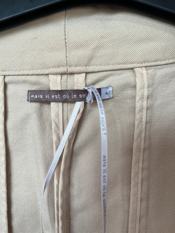 Manteau long mais il est où le soleil taille 4 - photo numéro 3