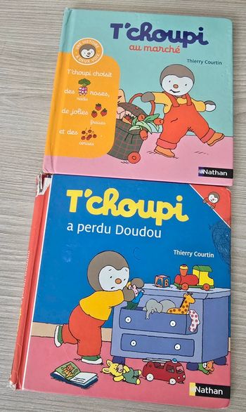Lot de 2 livres T'choupi