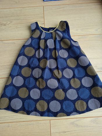 Robe bleu marine Obaibi 18 mois