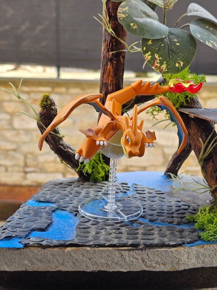 Super grande figurine Pokemon bondai Mega-Dracaufeu