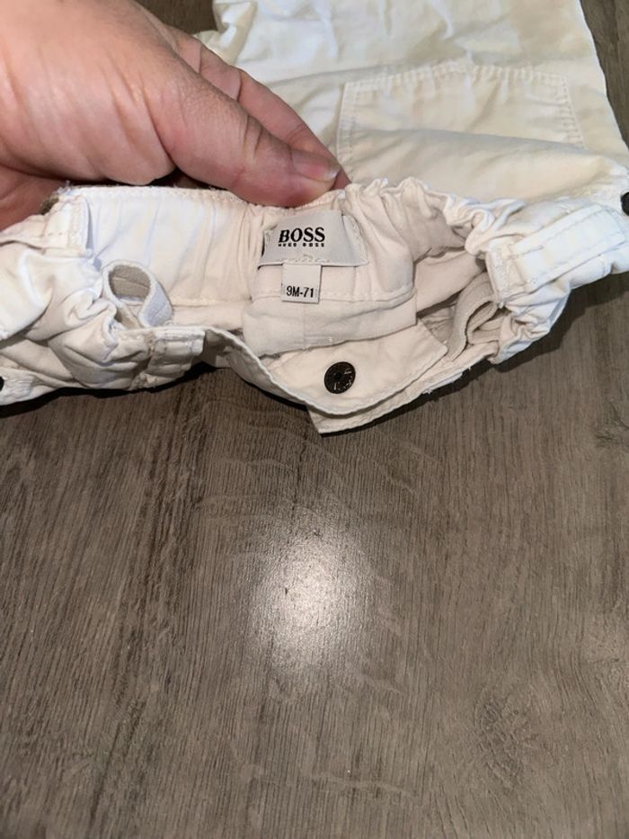 Pantalon blanc en toile Hugo boss - photo numéro 4