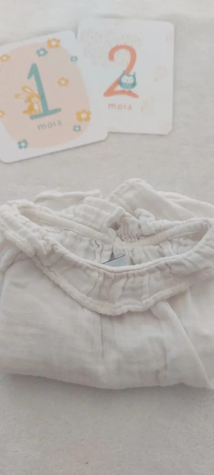 Haut souple manche courte bébé fille 12 mois - photo numéro 6