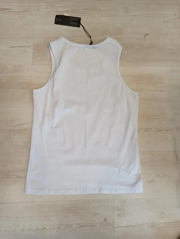 Débardeur homme blanc taille S - photo numéro 2