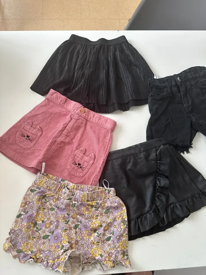 Lot short et jupe