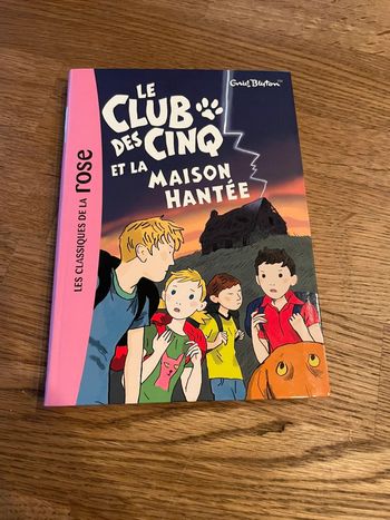 Livre La bibliothèque Rose Le club des cinq et la maison hantée