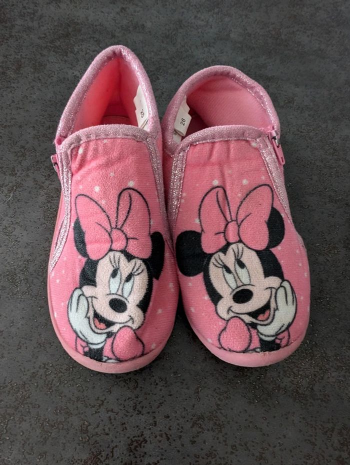 Chaussons fille 26 Minnie comme NEUFS