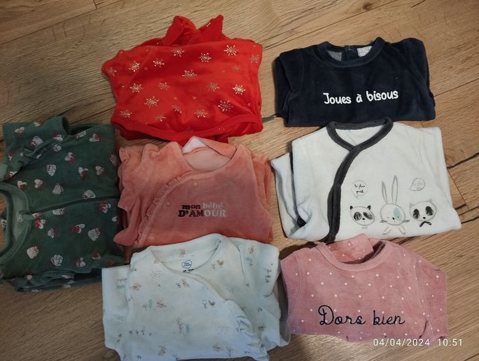 Pyjamas 3 mois fille