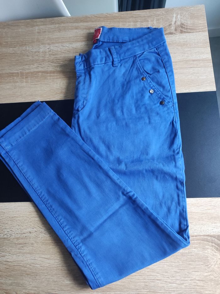 Pantalon bleu - photo numéro 2