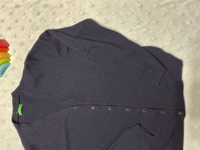 gilet léger bleu marine 14 ans united colors of benetton - photo numéro 5