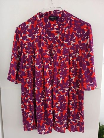 Chemise à fleurs viscose Tokyo Caroll taille 42