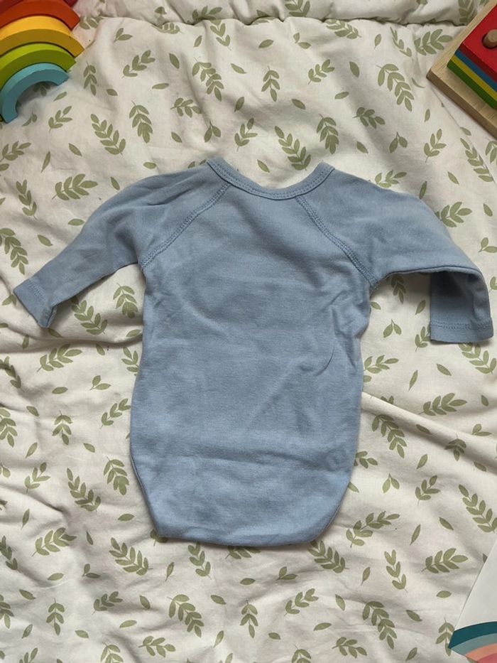 body manches longues bleu absorba ouverture devant 1 mois - photo numéro 6