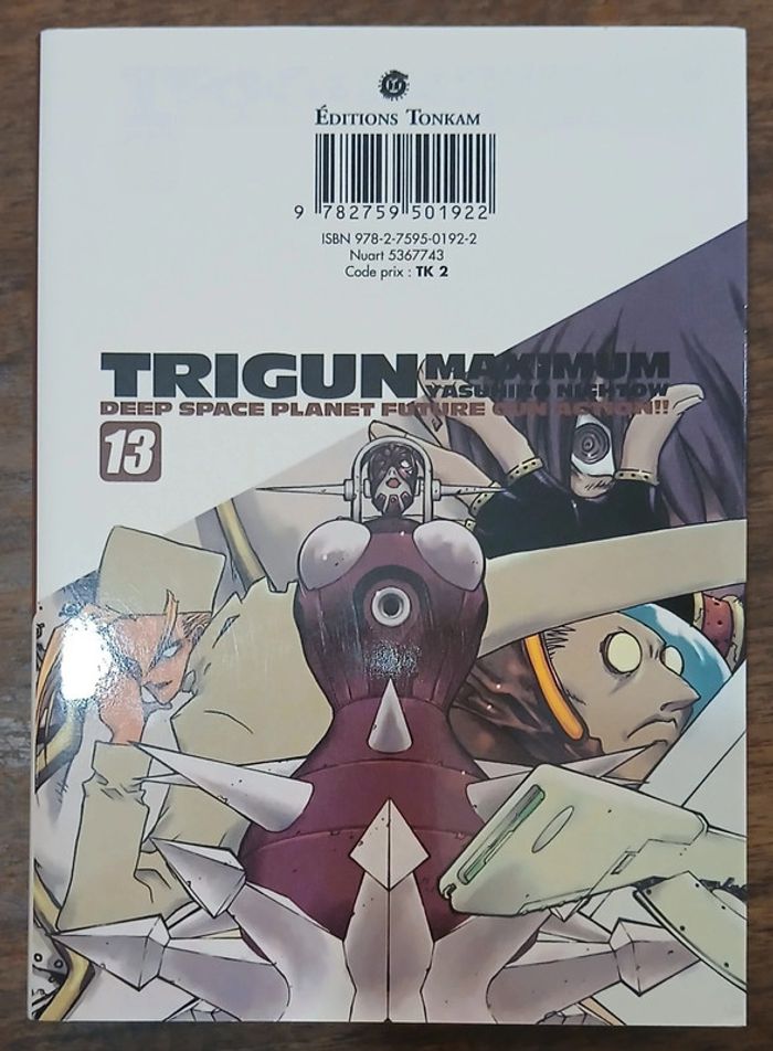 Trigun Maximum Tome 13 Tonkam Français 🇨🇵 - photo numéro 2