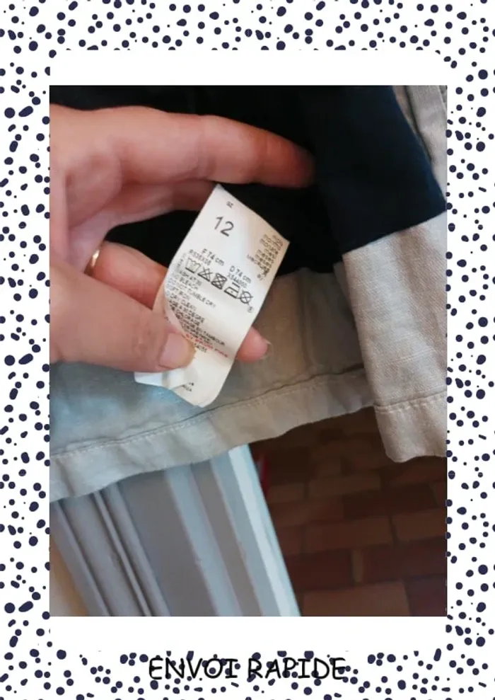 Veste trench à capuche demi saison ikks fille en 12 mois e - photo numéro 7