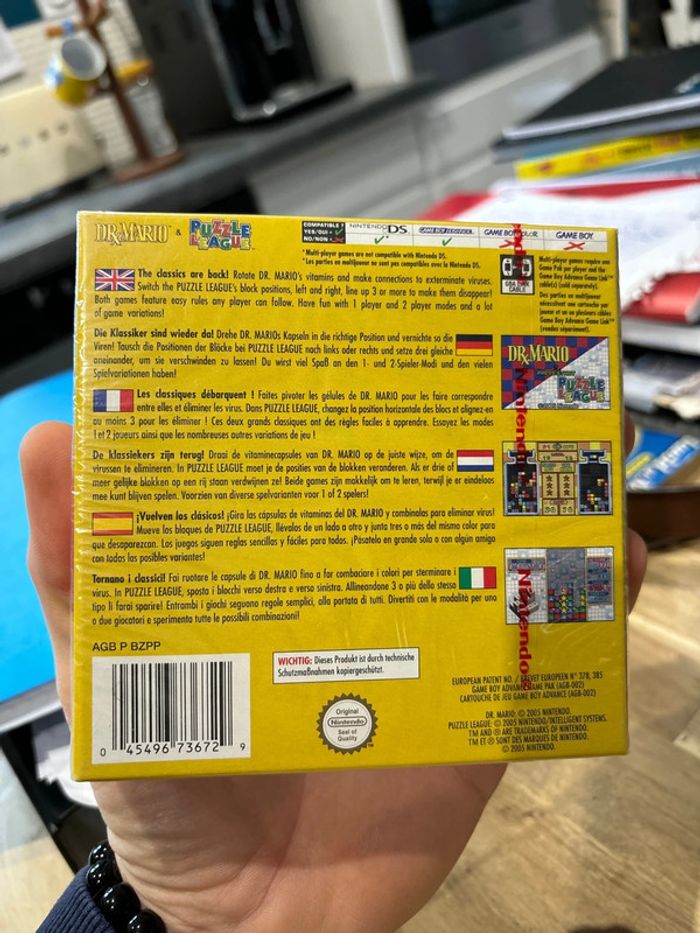 Dr. Mario / Puzzle League - Game Boy Advance / version FR neuf sous blister - photo numéro 2