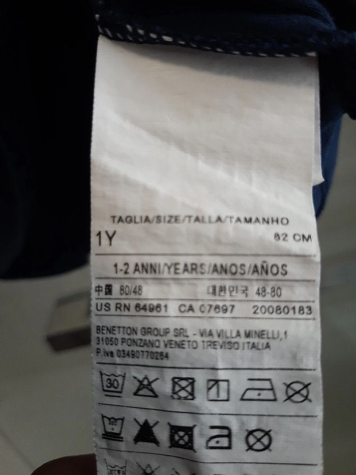 🌸 tee-shirt fille en 18 mois/2 ans benetton 🌸 - photo numéro 4