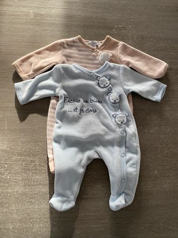 Lot pyjama prématuré