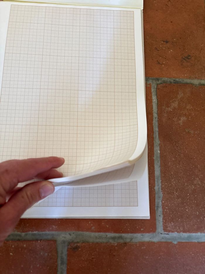 Carnet papier millimétré - photo numéro 3