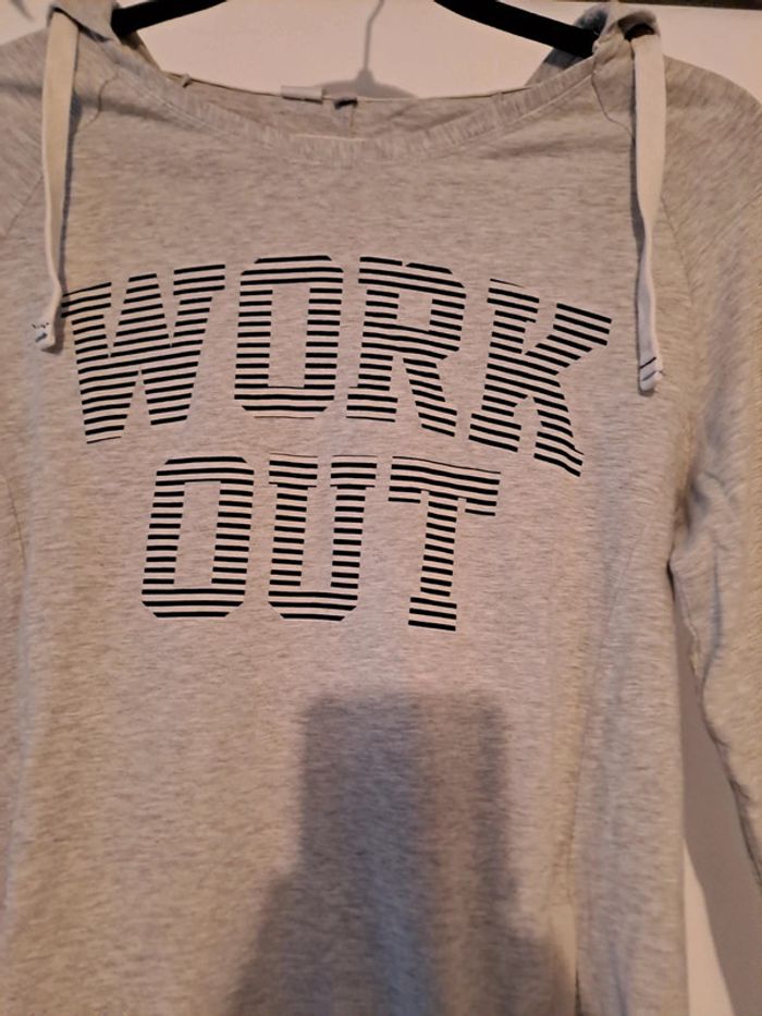 Sweat gris Decathlon - photo numéro 3