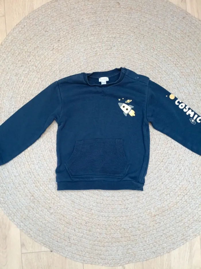 Pull bleu kimbaloo 36M 🚀 - photo numéro 2