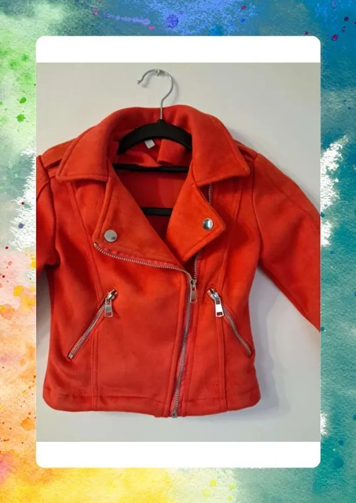 Jolie veste habillé en daim 6 ans - photo numéro 2