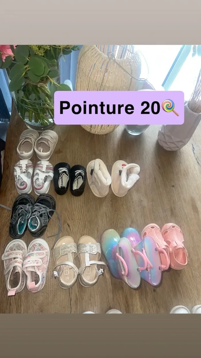 Lot chaussures 20 🍭
