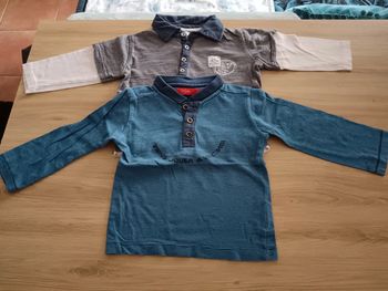 Lot de 2 polo un Gemo et un Tissaia 18 mois