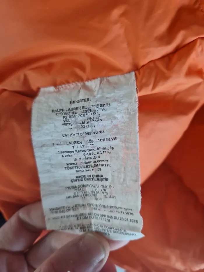 Veste matelassé doudoune ralph lauren taille 13 /14 ans tres bon etat - photo numéro 16