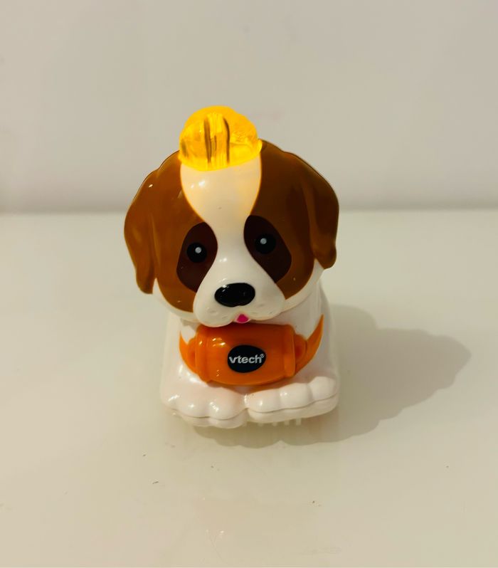 Vtech Tut Tut animo Bernard le chiot montagnard saint chien zoo maxi jungle super ferme bateau des animaux lion panda hippo chien chat coq poule koala cochon niche copains bolides rare lot SOP77 - photo numéro 3