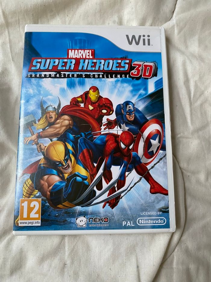 Jeu Nintendo wii Marvel super heroes 3D