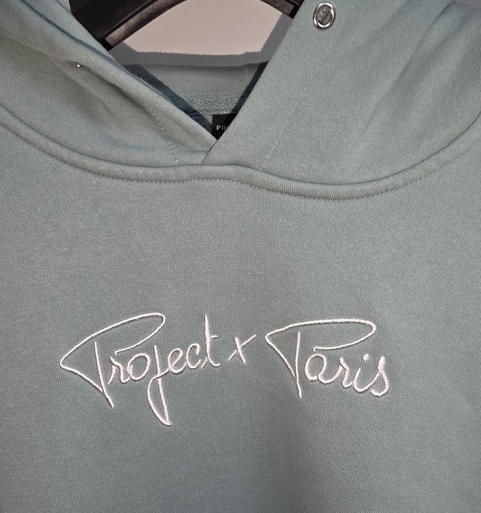 Sweat a capuche bleu M - photo numéro 3