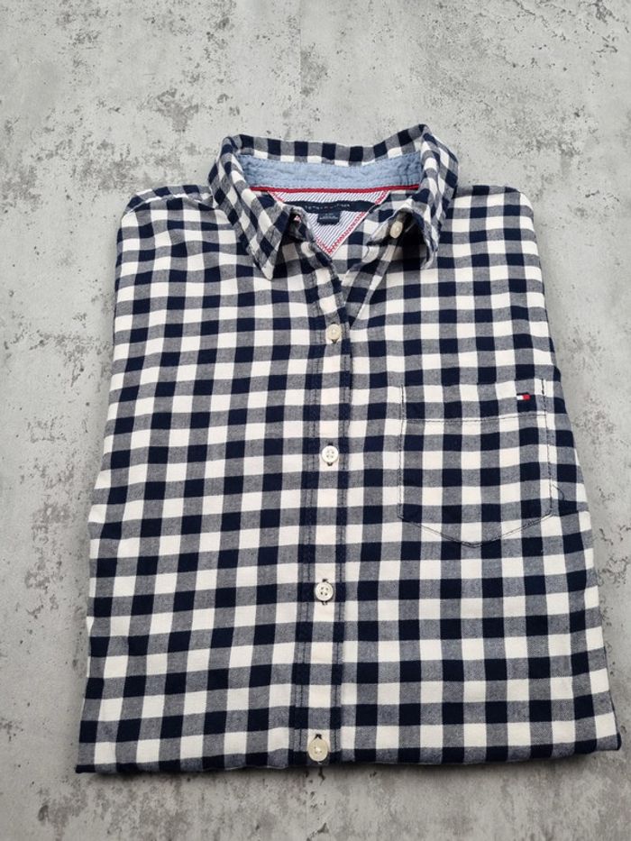Chemise à carreaux Tommy Hilfiger – Taille L/40 Femmes - photo numéro 2