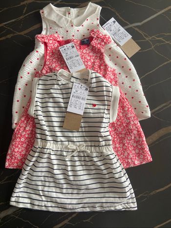 Lot 3 robes été Kiabi neuves