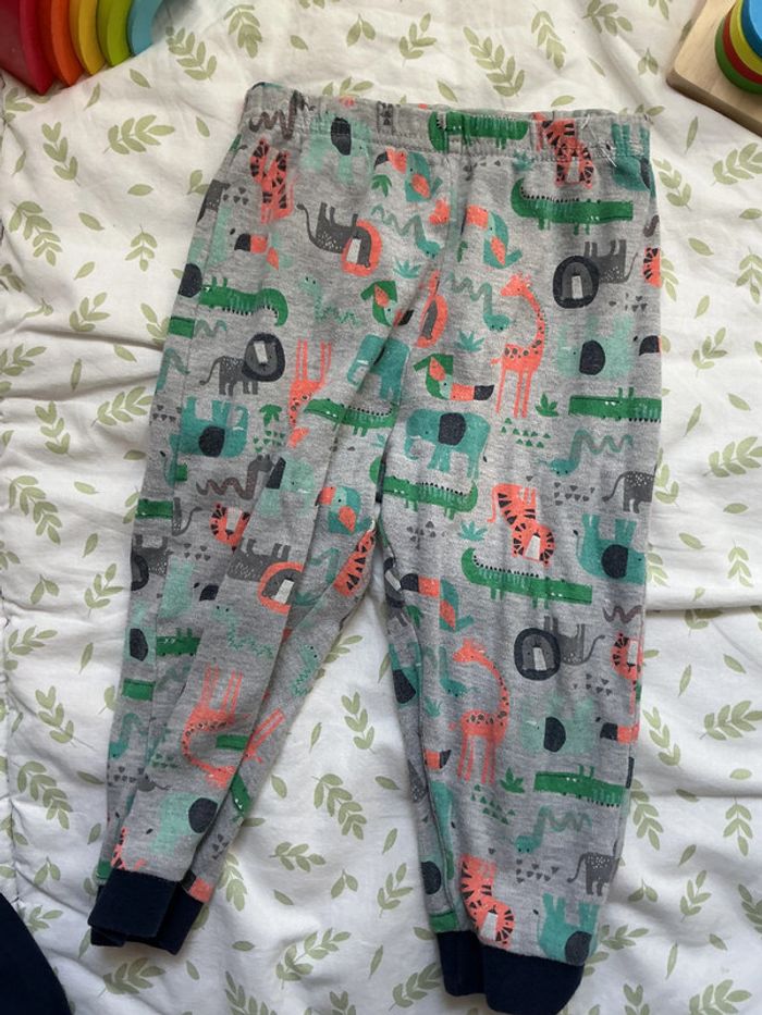 pyjama 2 pièces en coton gris et marine 18/24 mois primark - photo numéro 5