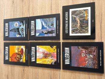 Lot de 5 BD Valerian et 1 extras de Mézières (mon cinquième élément)