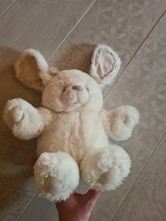 Peluche lapin avec nez violet - photo numéro 9
