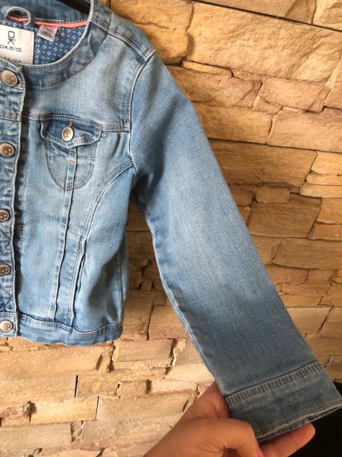 Veste en jean 6 ans Okaidi - photo numéro 5