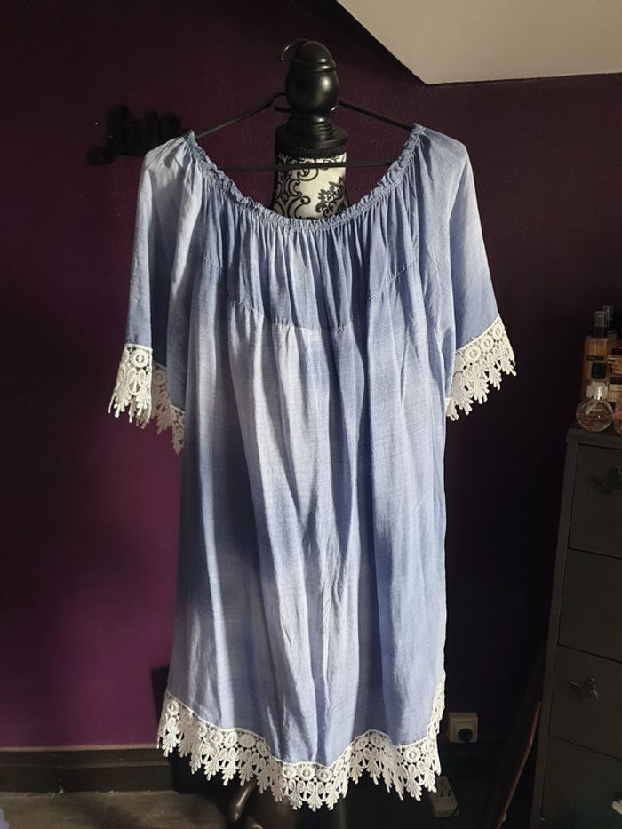 Tunique bleu jeans - photo numéro 6