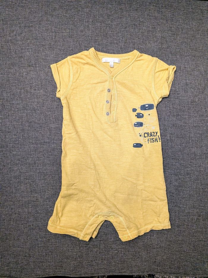 Lot de 3 pyjamas léger été - 12 mois - Multimarques - très bon état - photo numéro 2