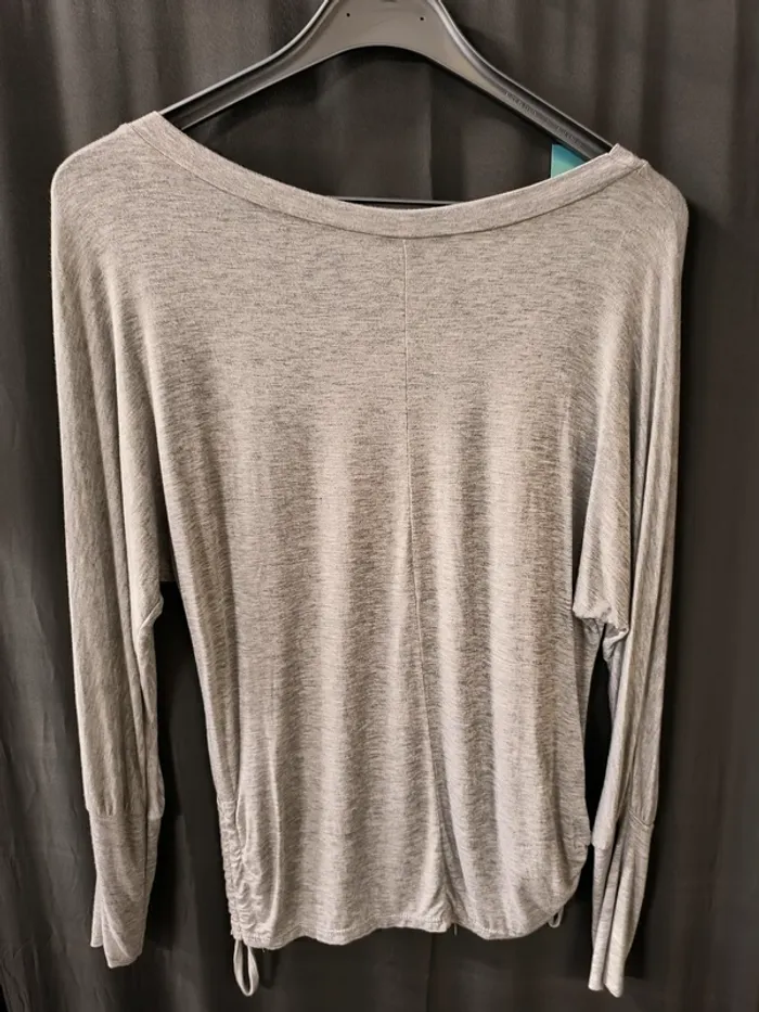 246131 tee-shirt ML gris femme 40 - photo numéro 2