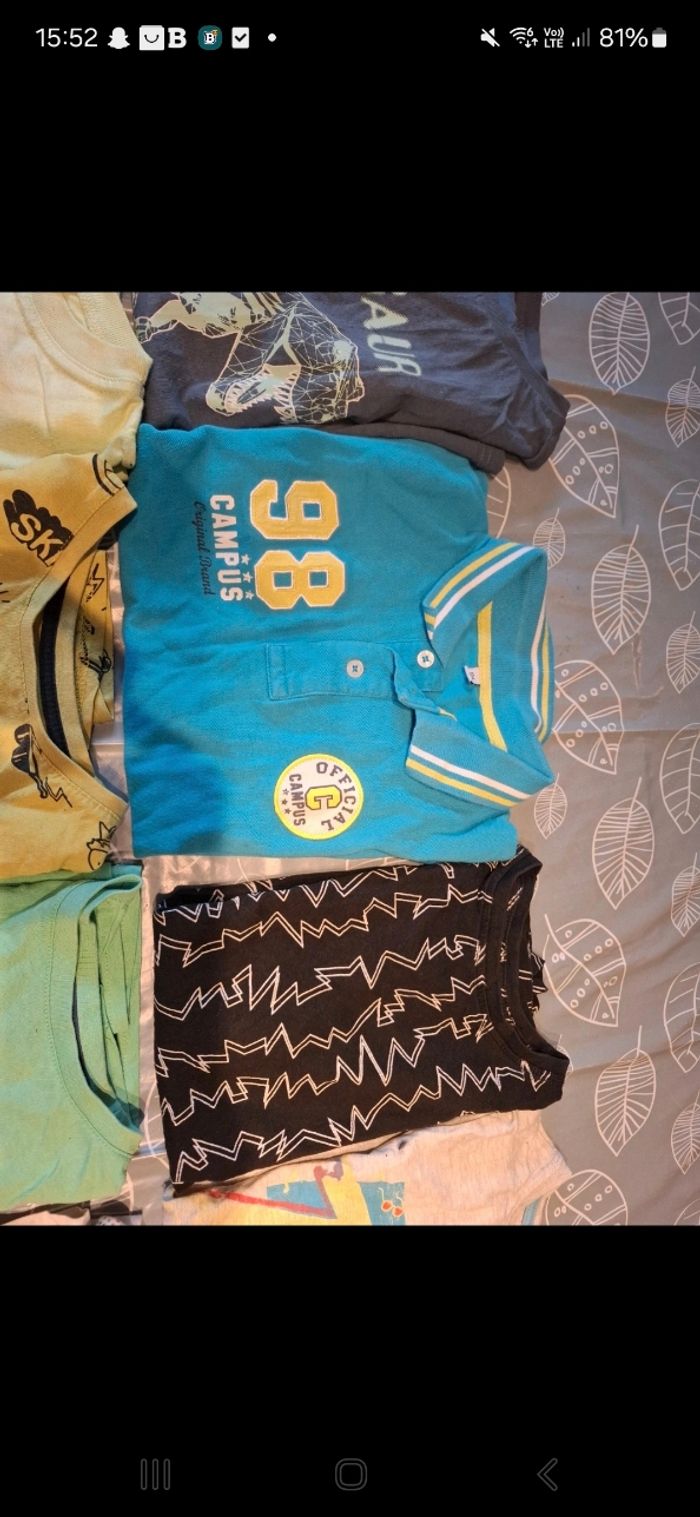Lot de 10 tee-shirts garçon taille 10ans bon état - photo numéro 5