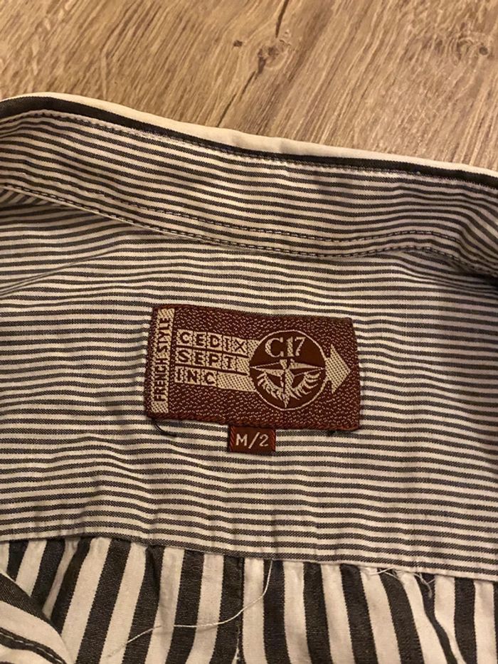 chemise rayé homme C17 taille M - photo numéro 6