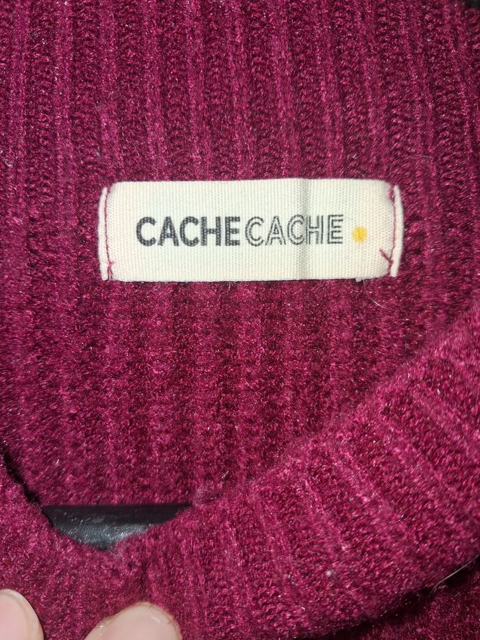 Pull femme bordeaux - photo numéro 3