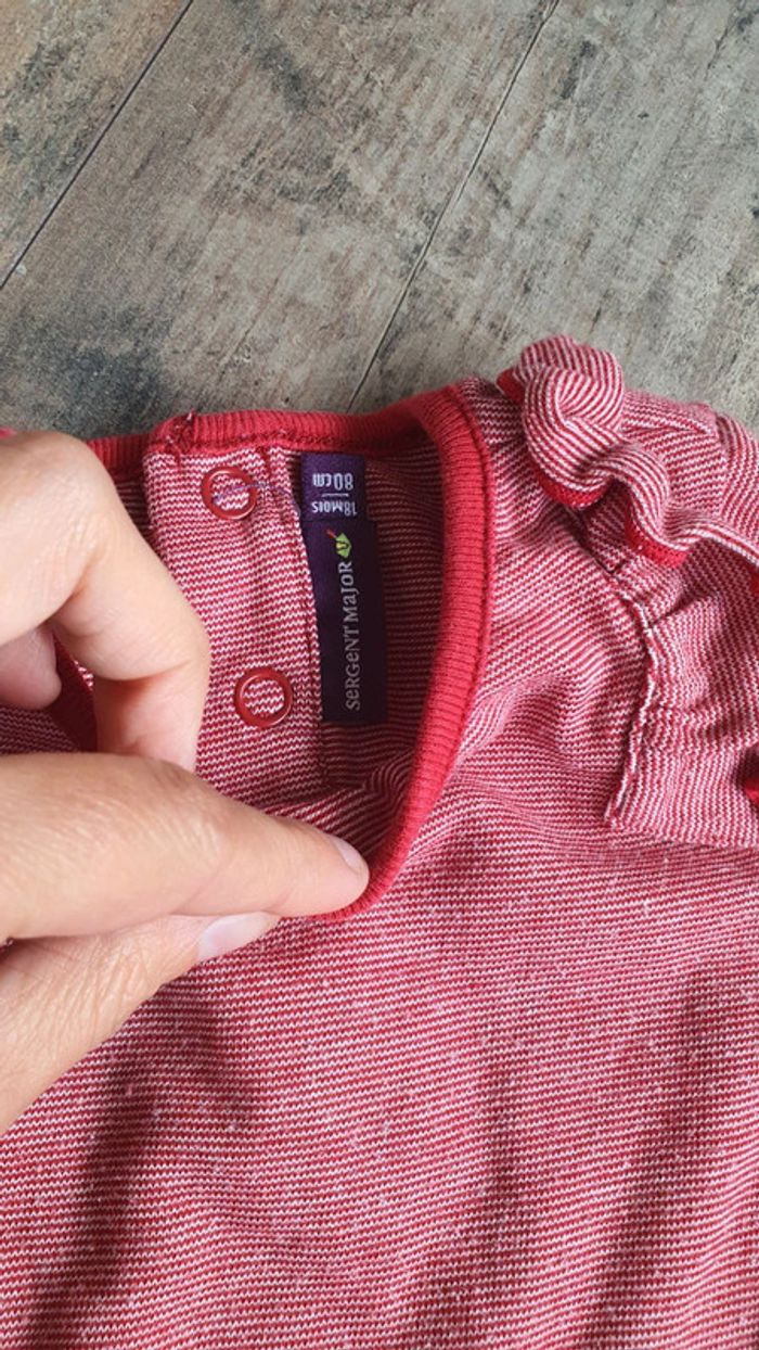 T-shirt Sergent major 18 mois en très bon état - photo numéro 2