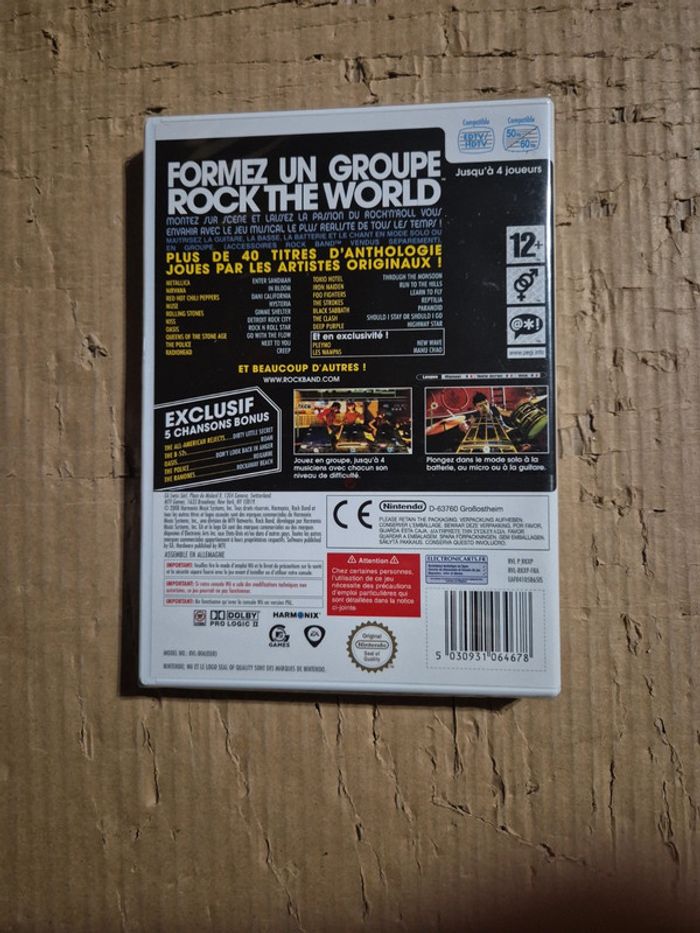Rockband pour Nintendo Wii - photo numéro 2