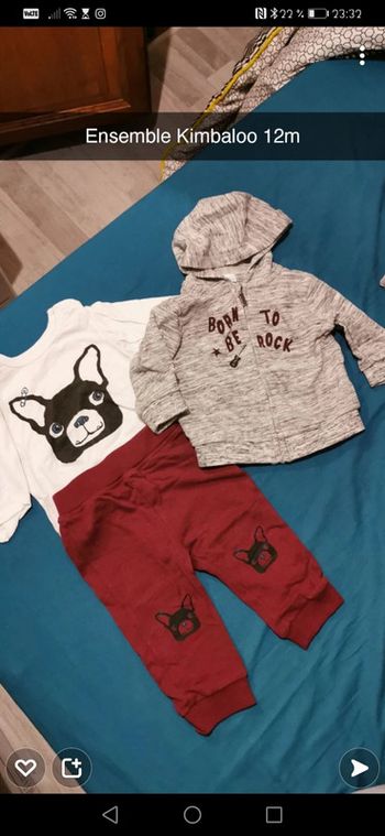 Ensemble 3 pièce chien