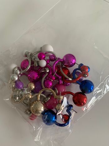 Lot boucles d’oreilles