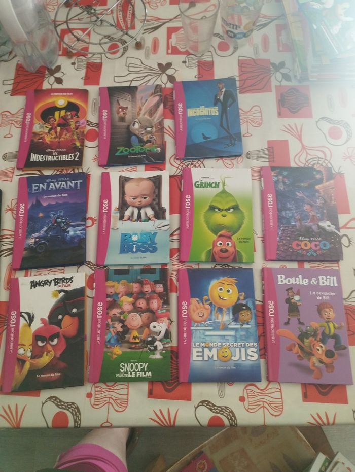 Lot Livres Bibliothèque Rose