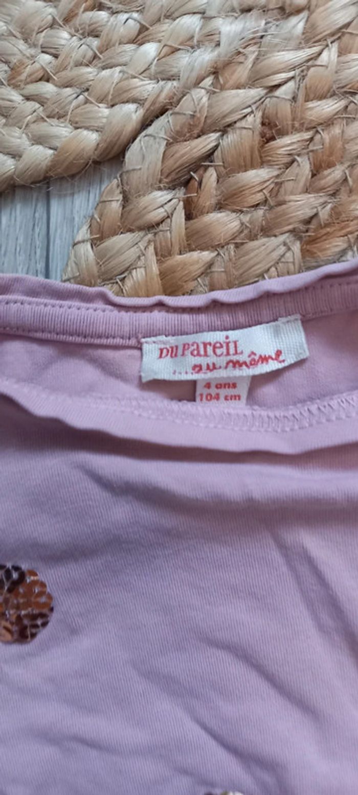 Tee shirt manches longues DPAM 4 ans - photo numéro 3