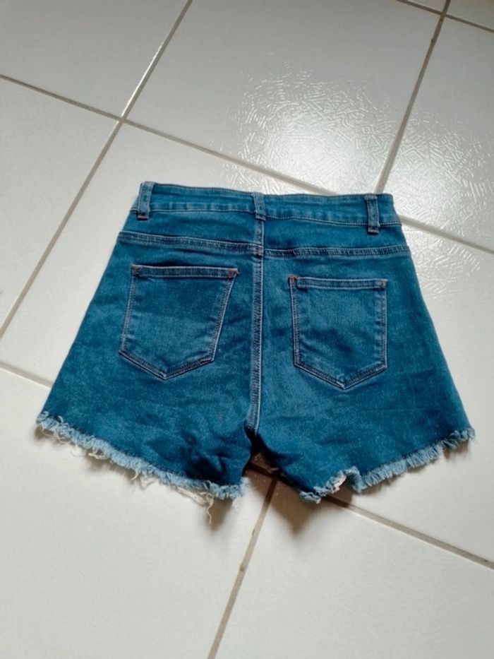 Short femme simili jeans - photo numéro 9