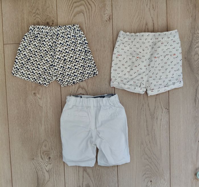 Lot 3 shorts Garçon 6 mois Obaïbi DPAM Primark - photo numéro 2